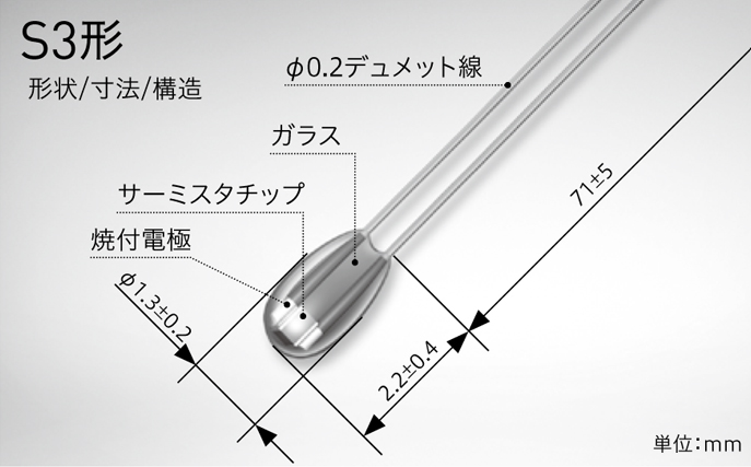RB1形サーミスタ S3形